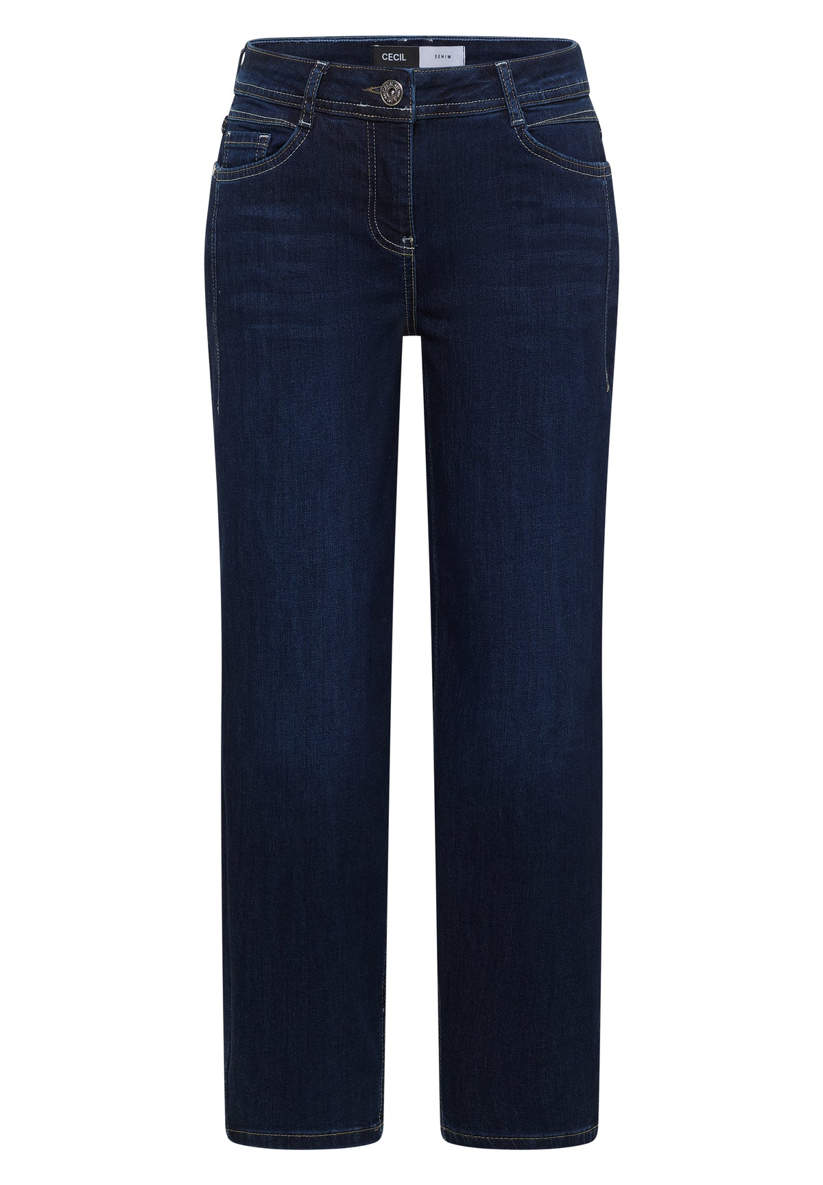 High Waist Barrel Leg Jeans im Loose Fit