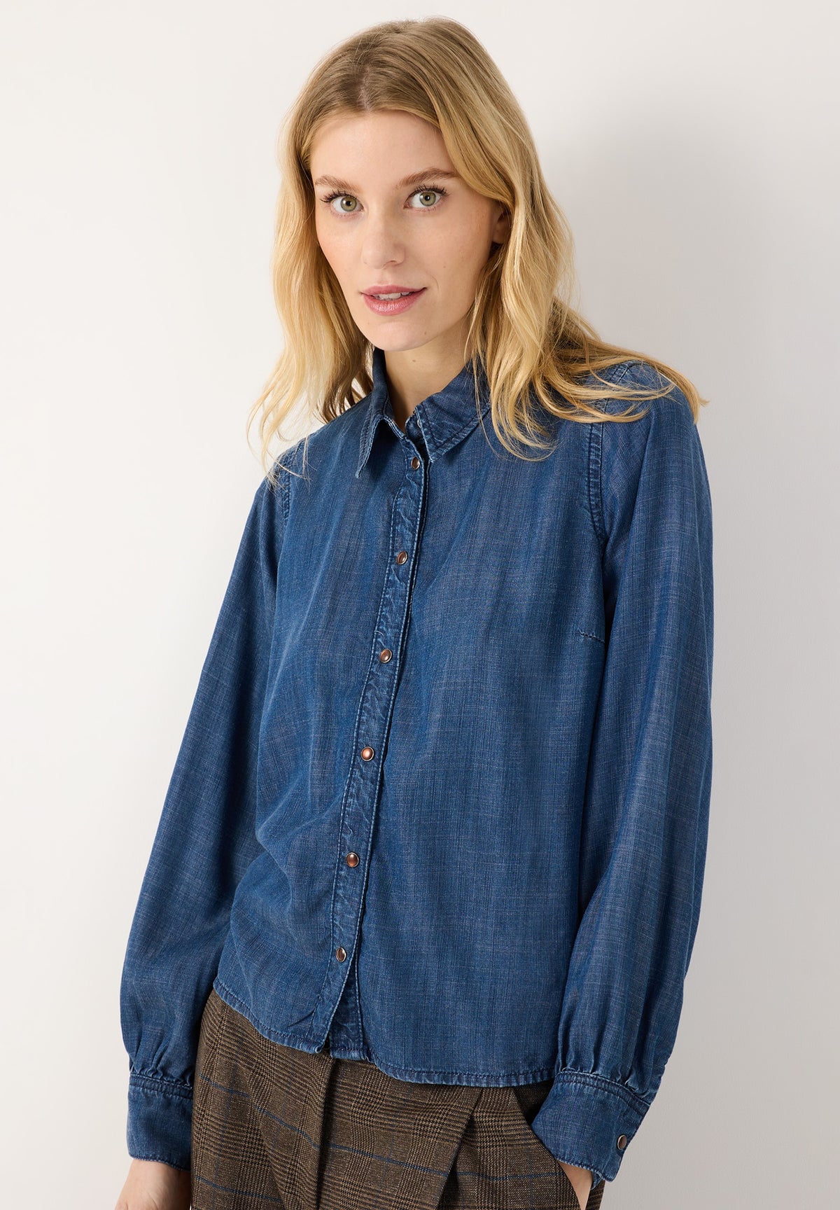 Jeansbluse