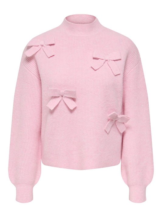 ONLLISA LS BOW PULLOVER KNT NOOS