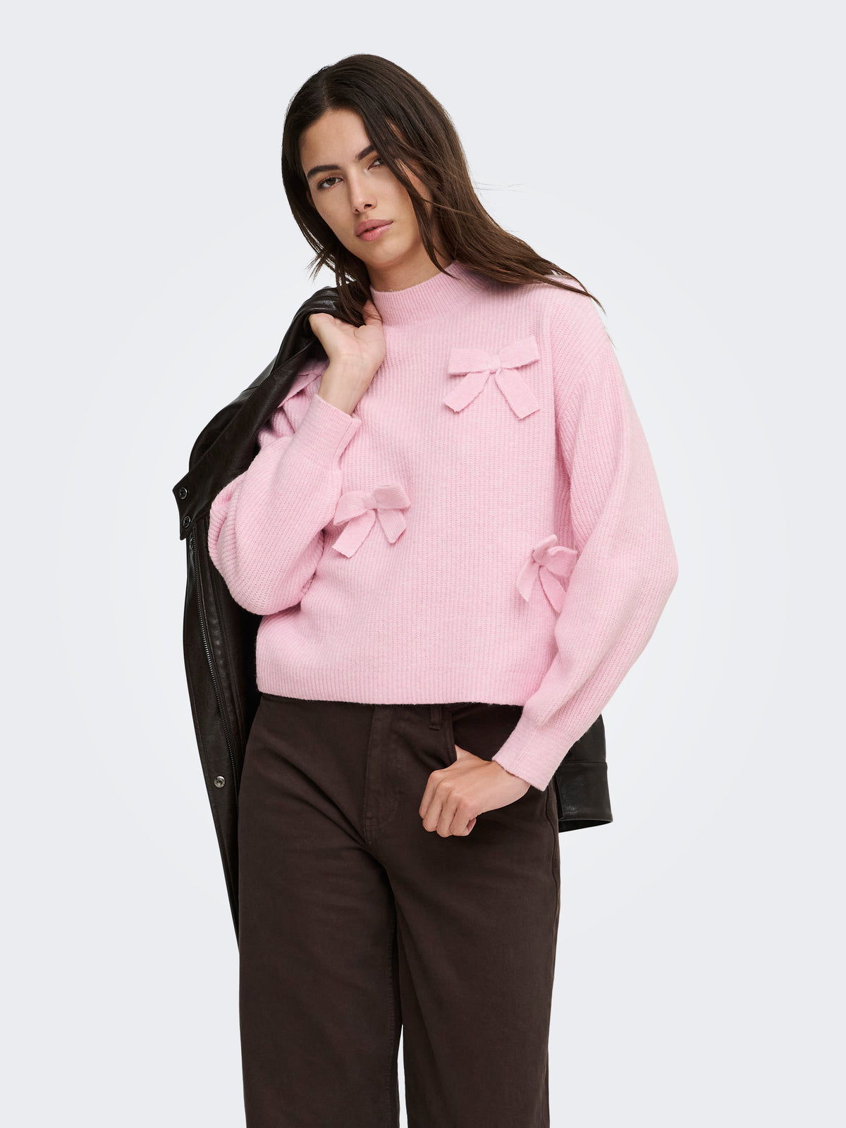 ONLLISA LS BOW PULLOVER KNT NOOS