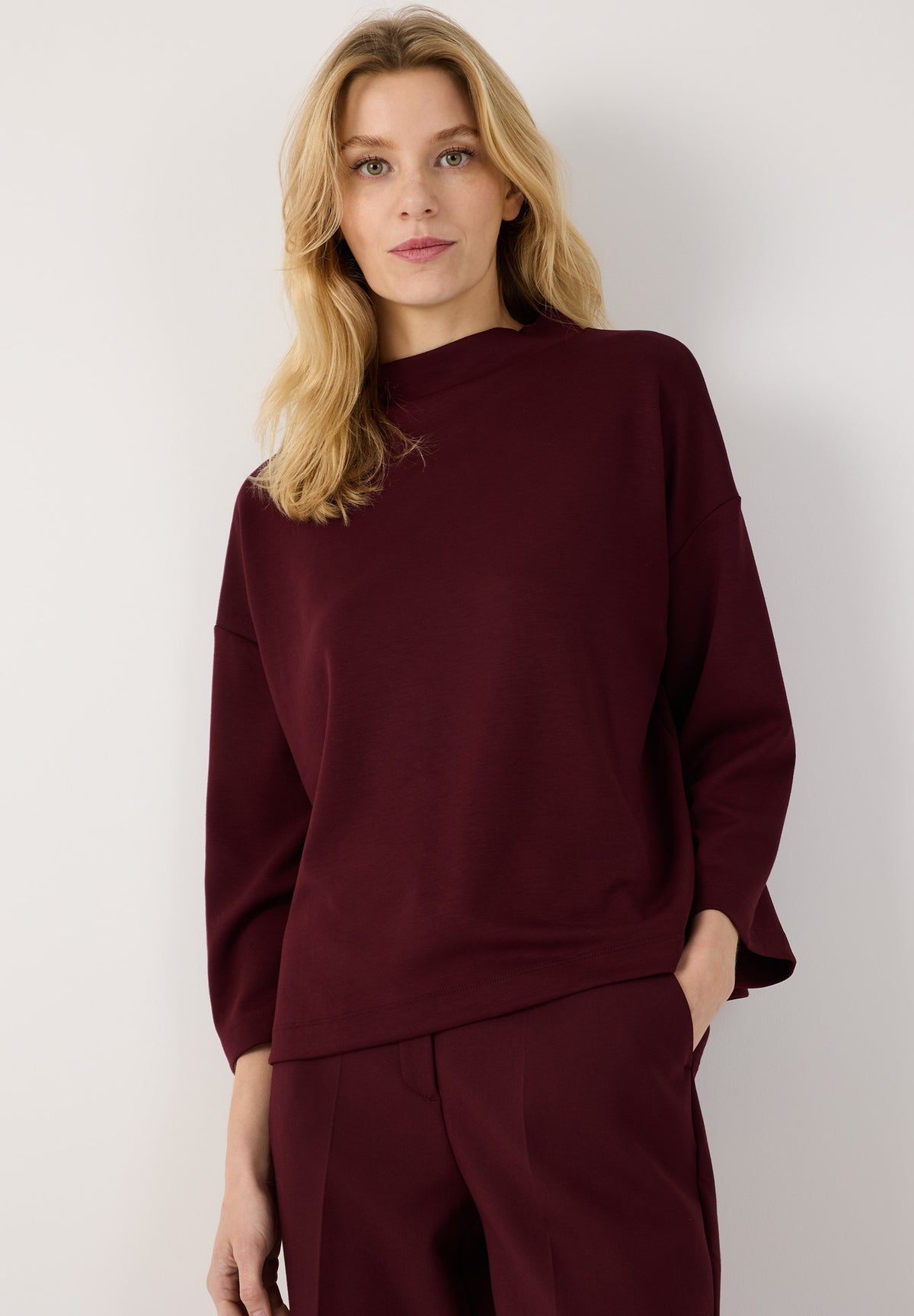 Sweatshirt mit Turtleneck