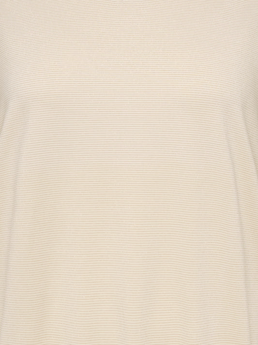 CARLINA 3/4 GLITTER V-NECK BLOUSE JRS BF