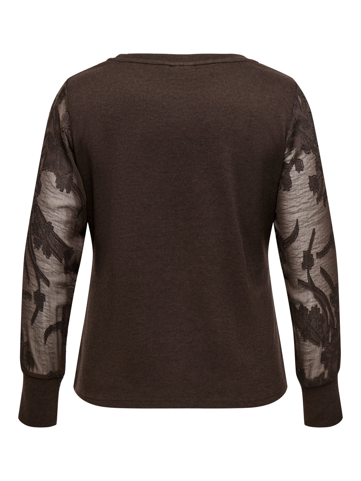 CARAMILLA L/S O-NECK MIX BLOUSE JRS