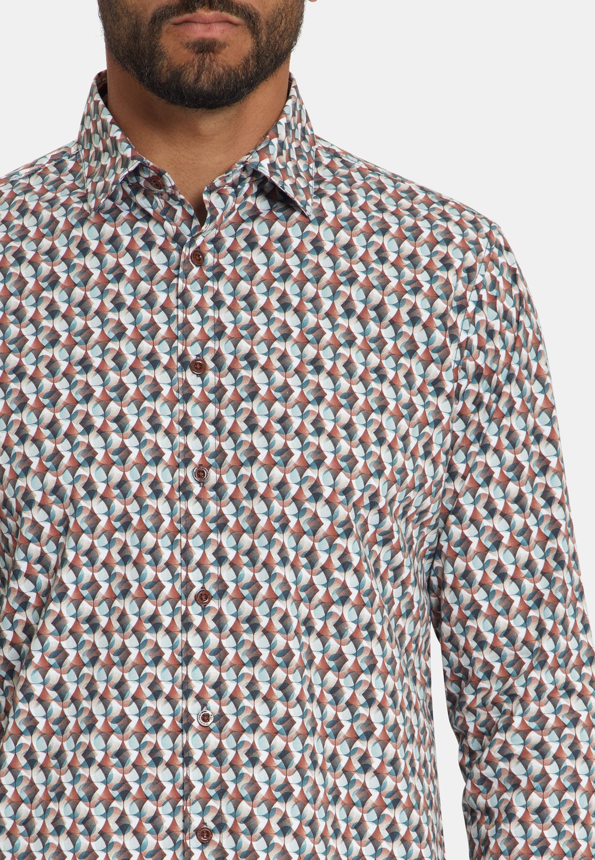Shirt Stretch Allover Printed