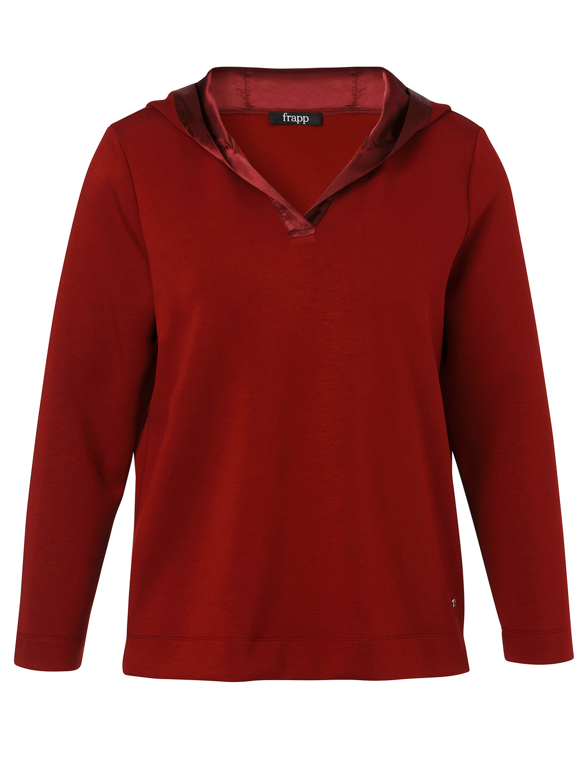 Sweatshirt Kapuze 1/1 Arm Materialmix