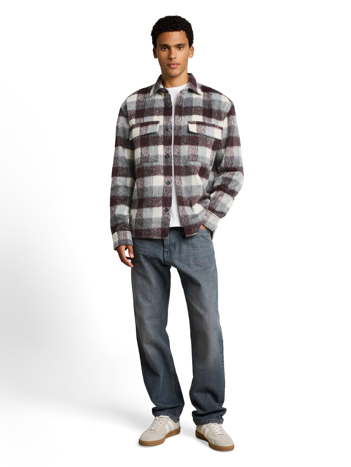 Overshirt mit Karomuster