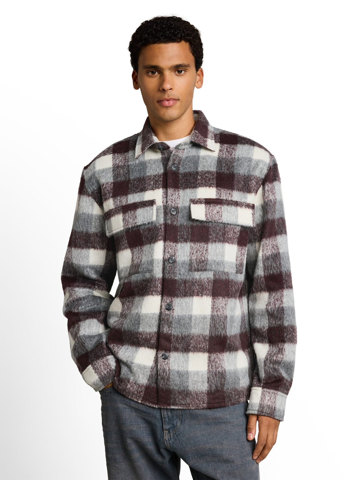 Overshirt mit Karomuster