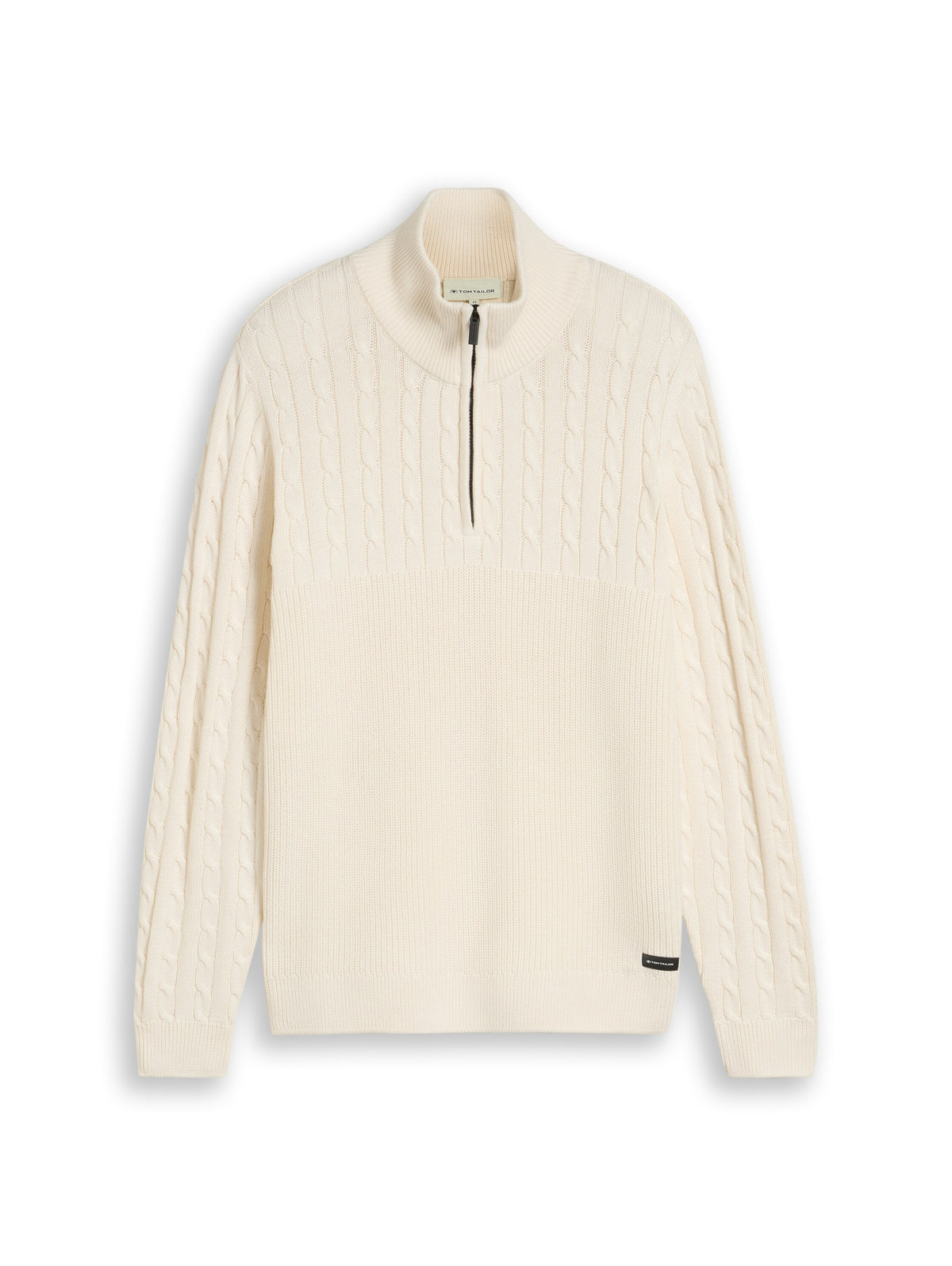 Troyer Strickpullover mit Zopfmuster