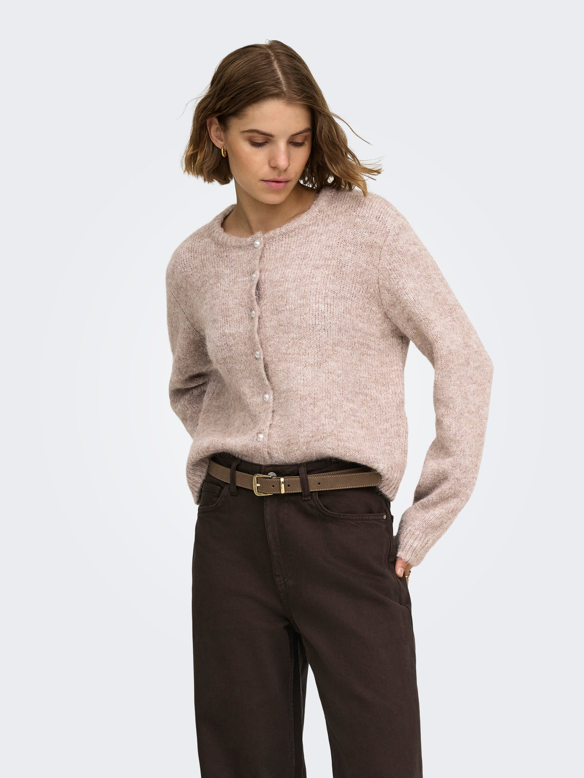 ONLMAGGIE LS BASEBALL NECK CARDI CC KNT