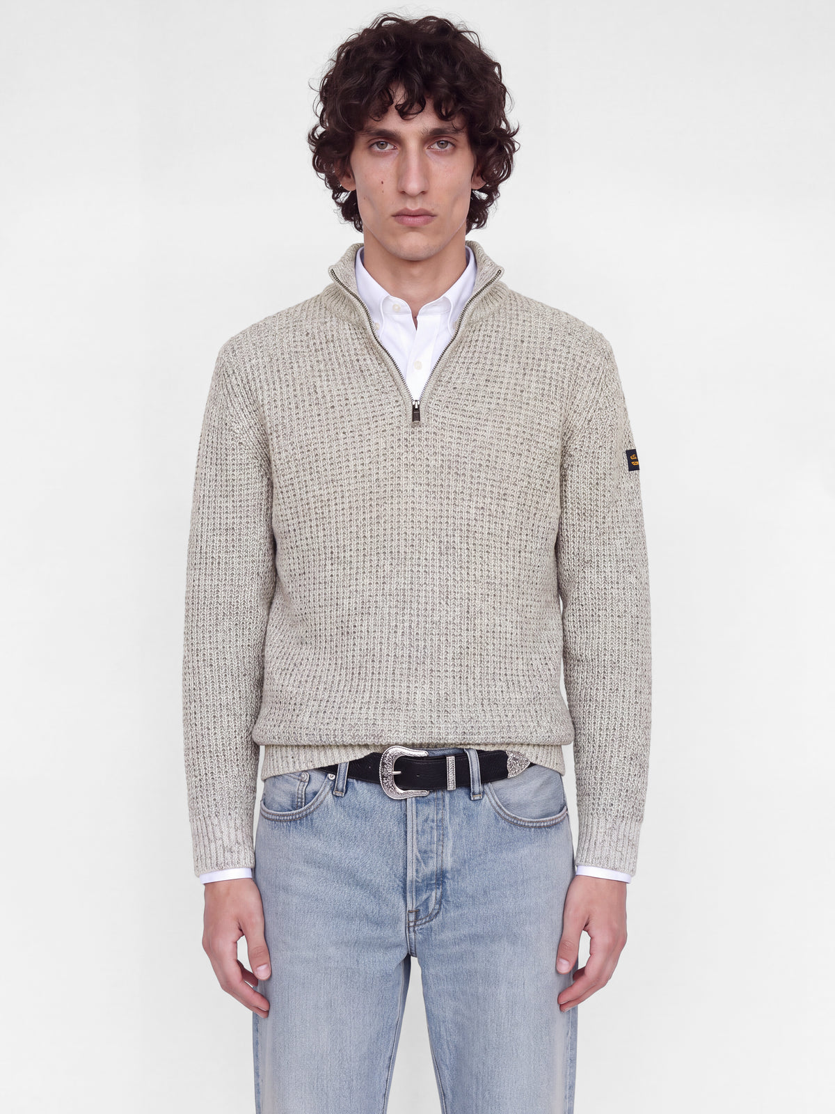 JJROOSTER KNIT HALF ZIP