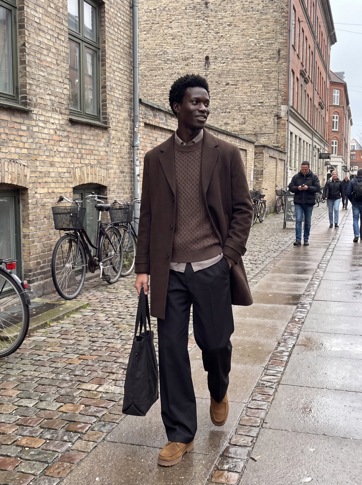 JPRBLUCALLUM CABLE KNIT CREW NECK