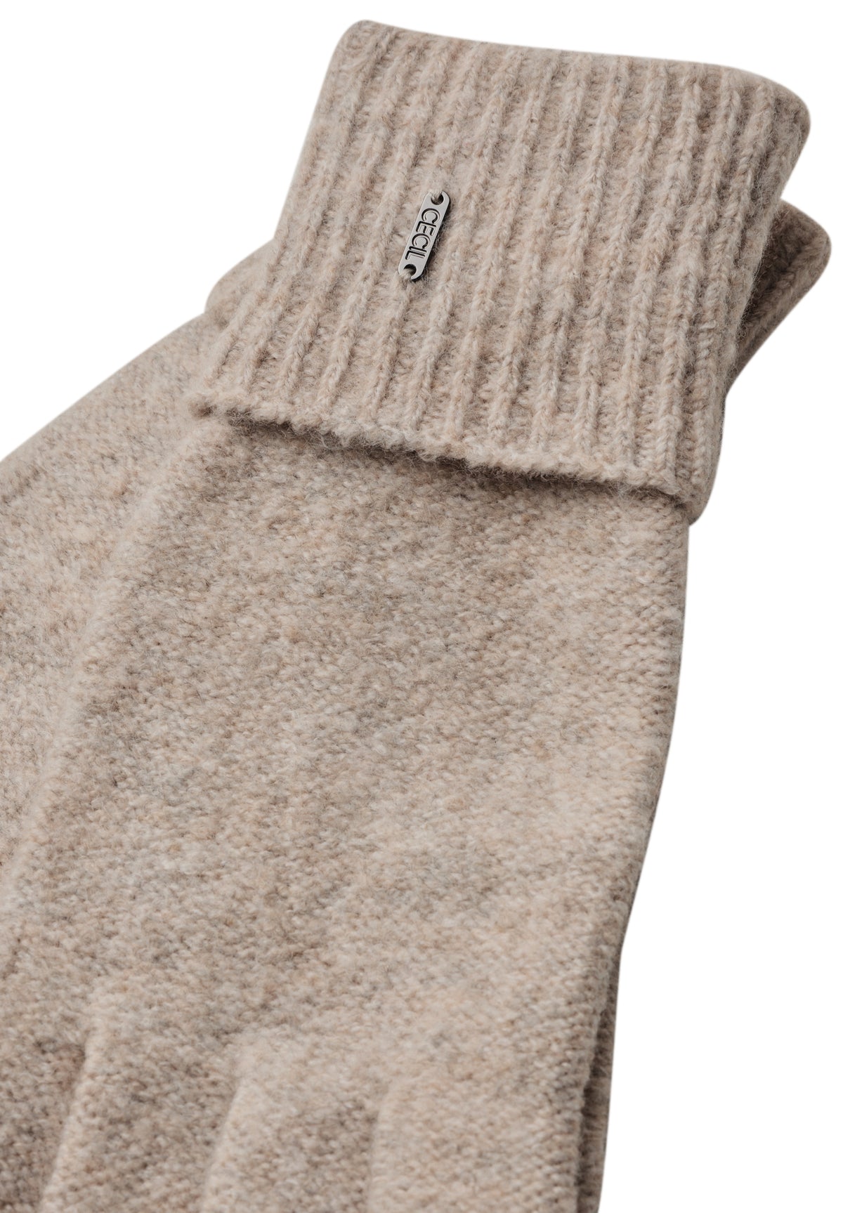 Handschuhe in Melange-Optik