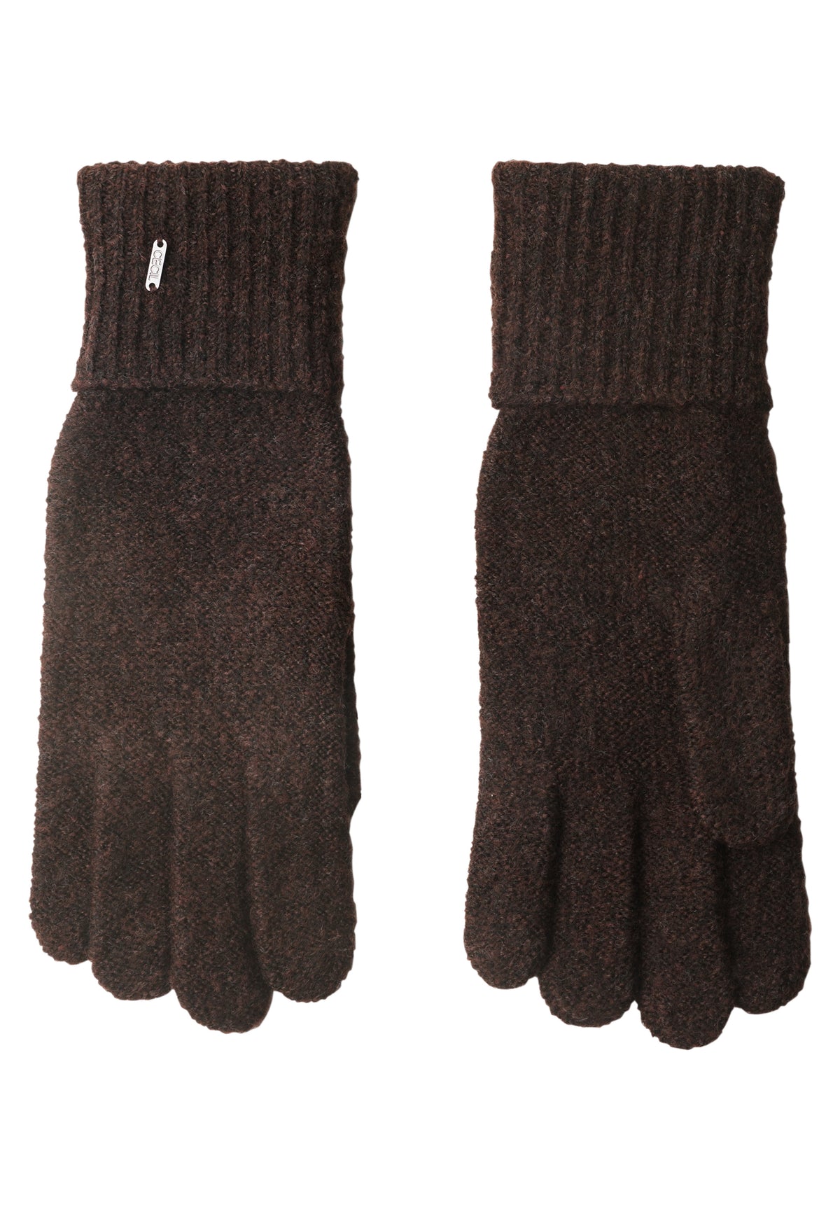 Handschuhe in Melange-Optik