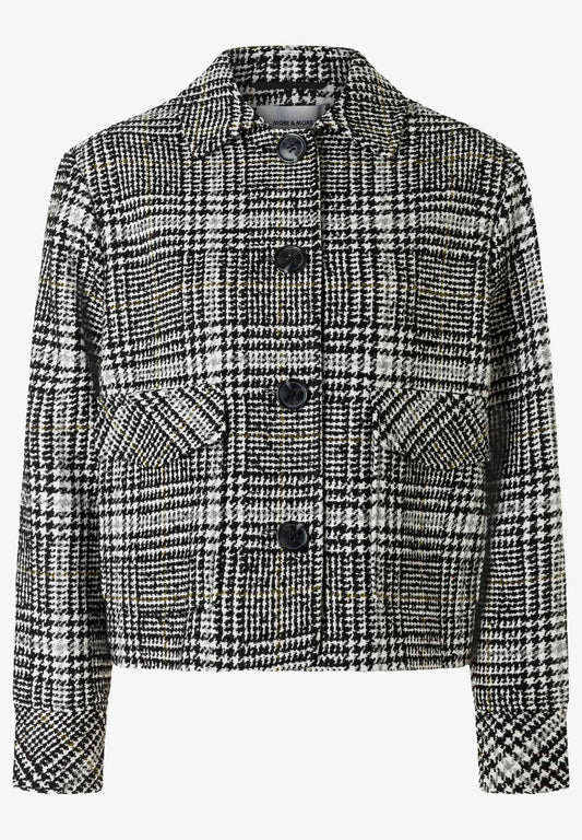 Jacke mit Glencheck-Karo