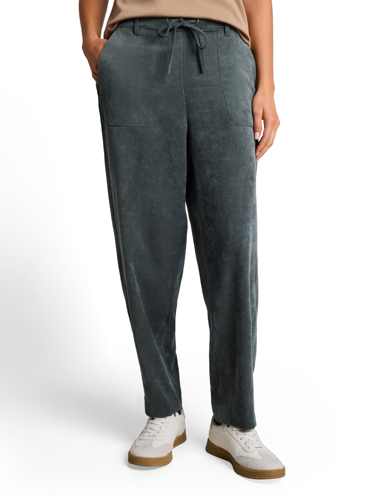 Barrel Cordhose mit Kordelzug
