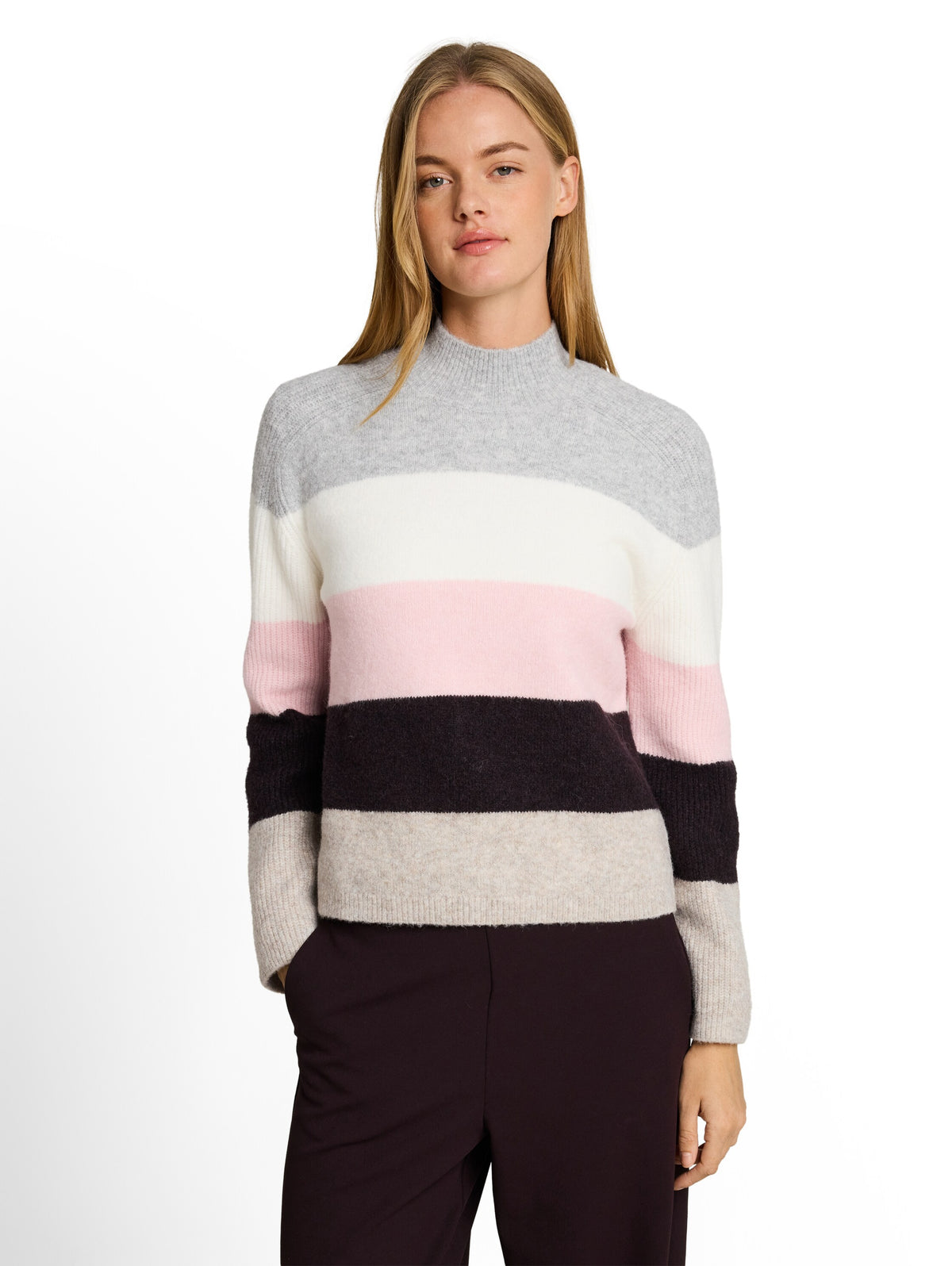 Strickpullover mit Wollanteil