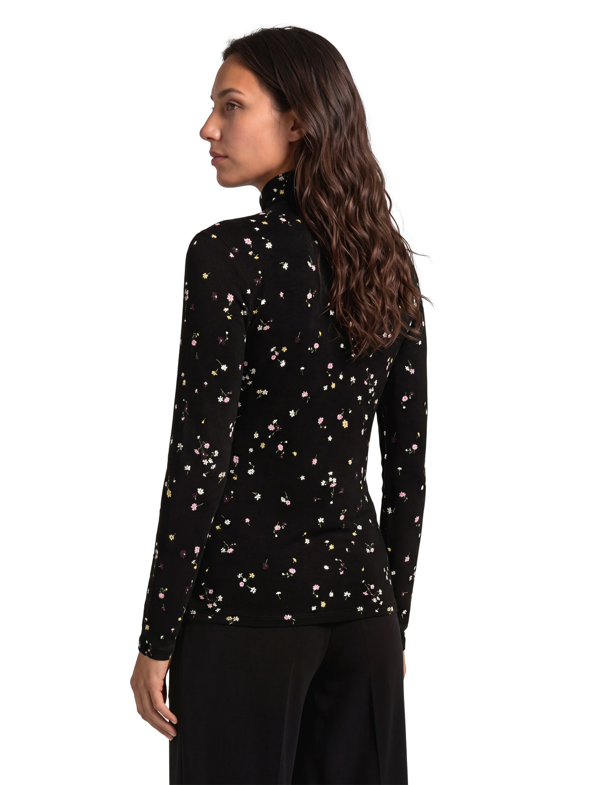 Rollkragenshirt mit Muster