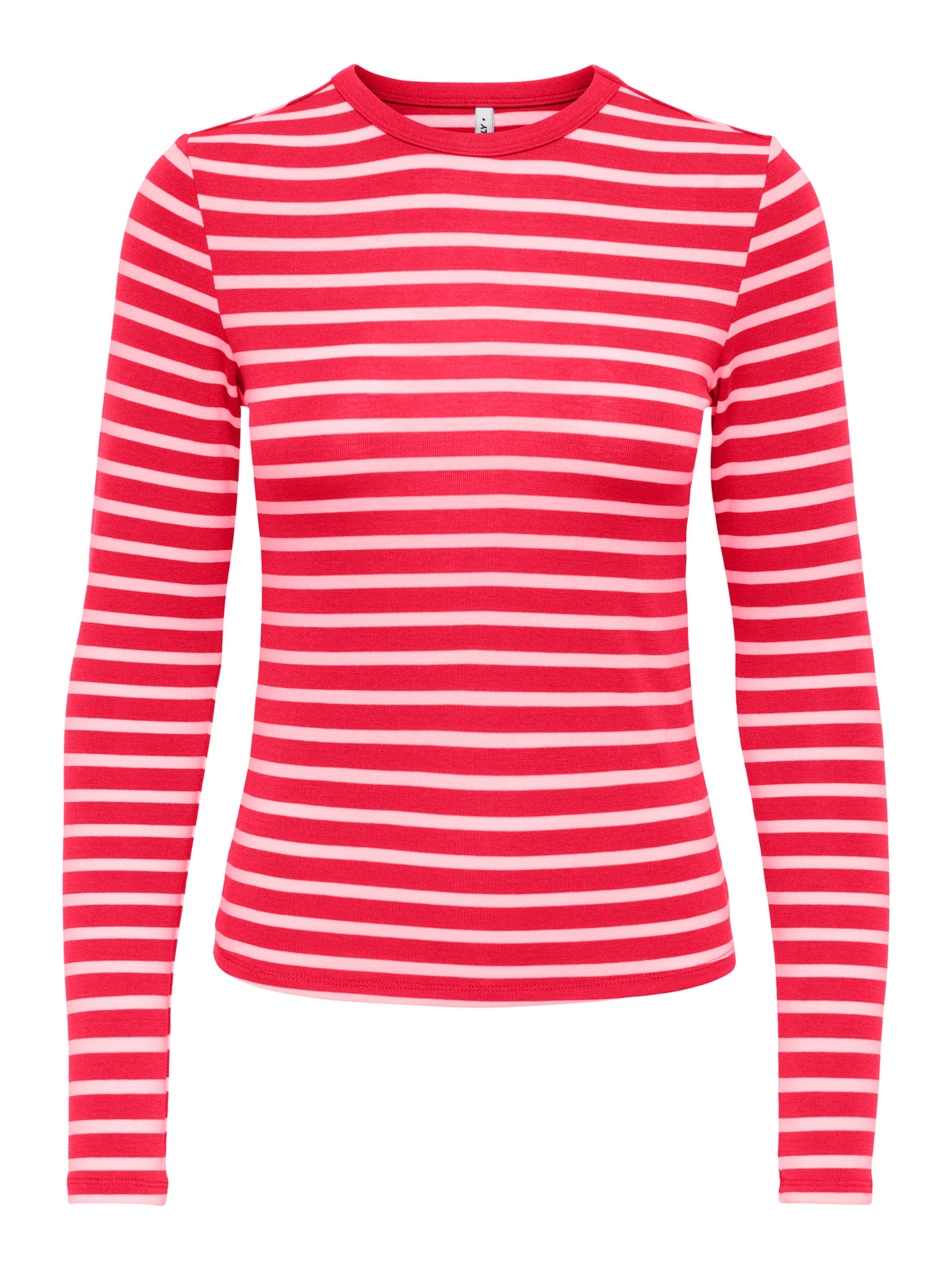 ONLEVIE L/S O-NECK STRIPE TOP JRS