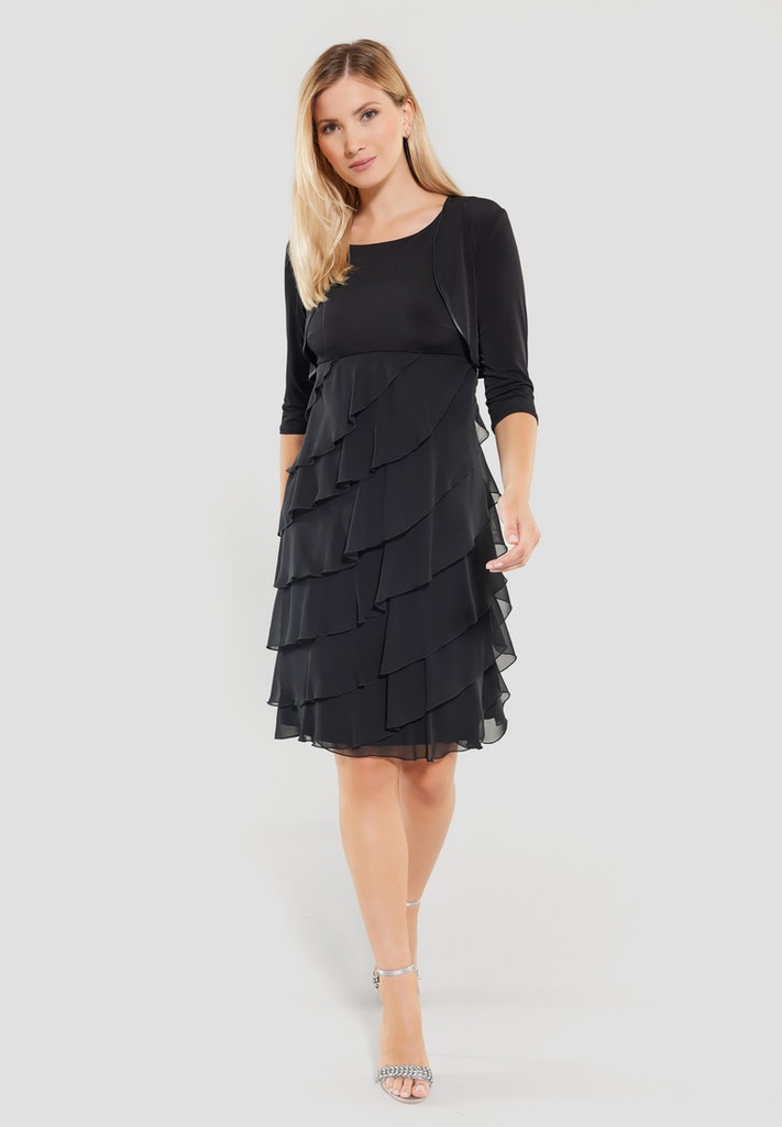 Bolero aus Jersey mit Dreiviertelärmeln