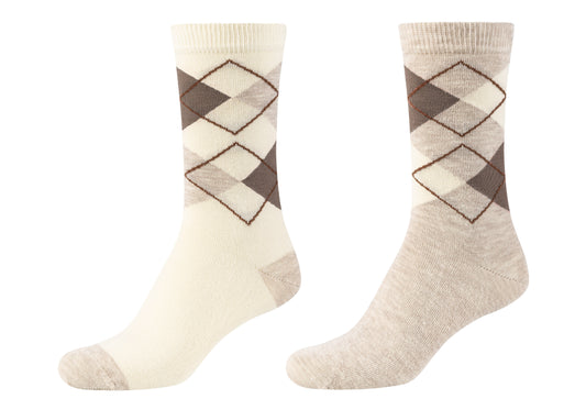 Women originals organic argyle Socks 2p