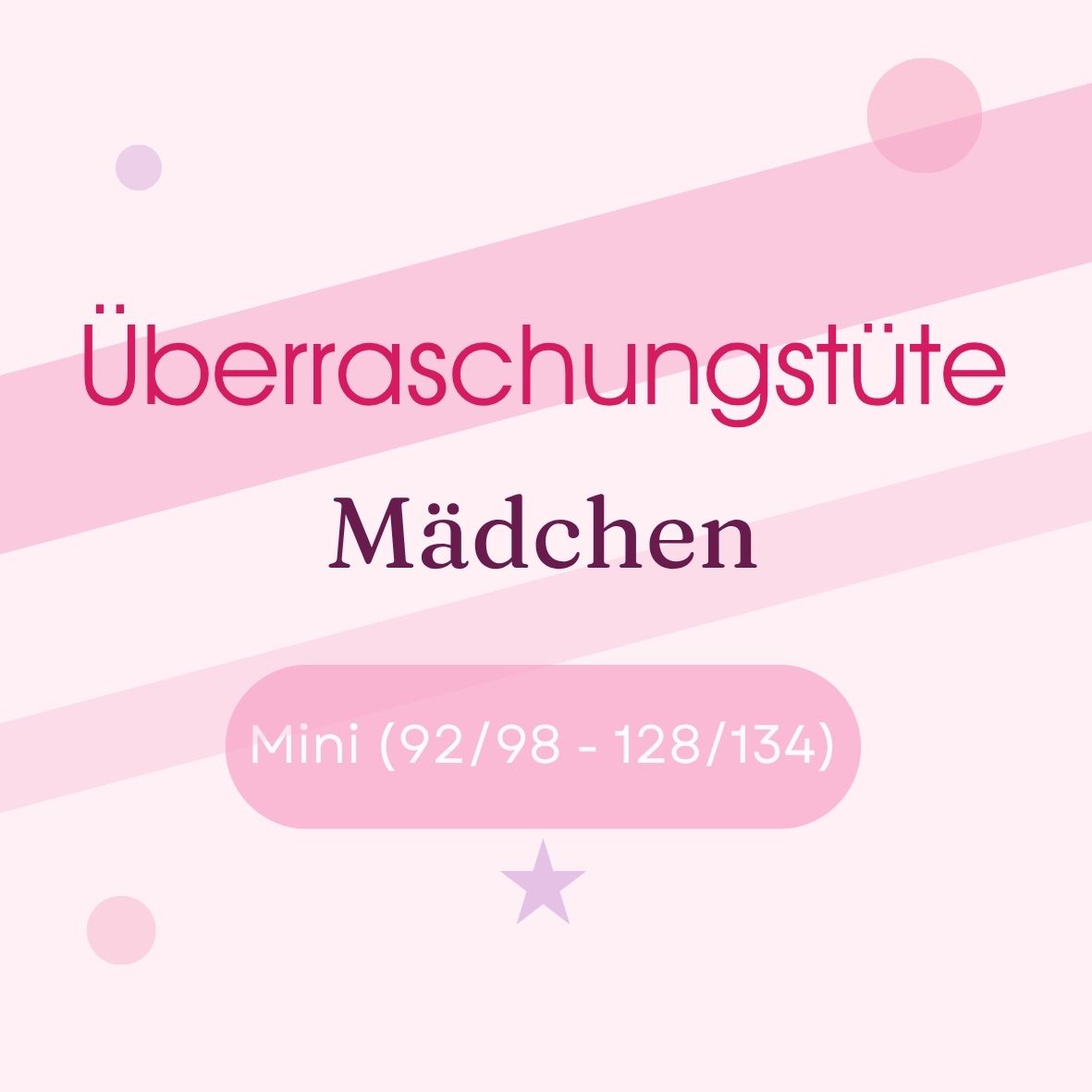 Reservierung Überraschungstüte Mädchen (92 - 134) - 44,99€