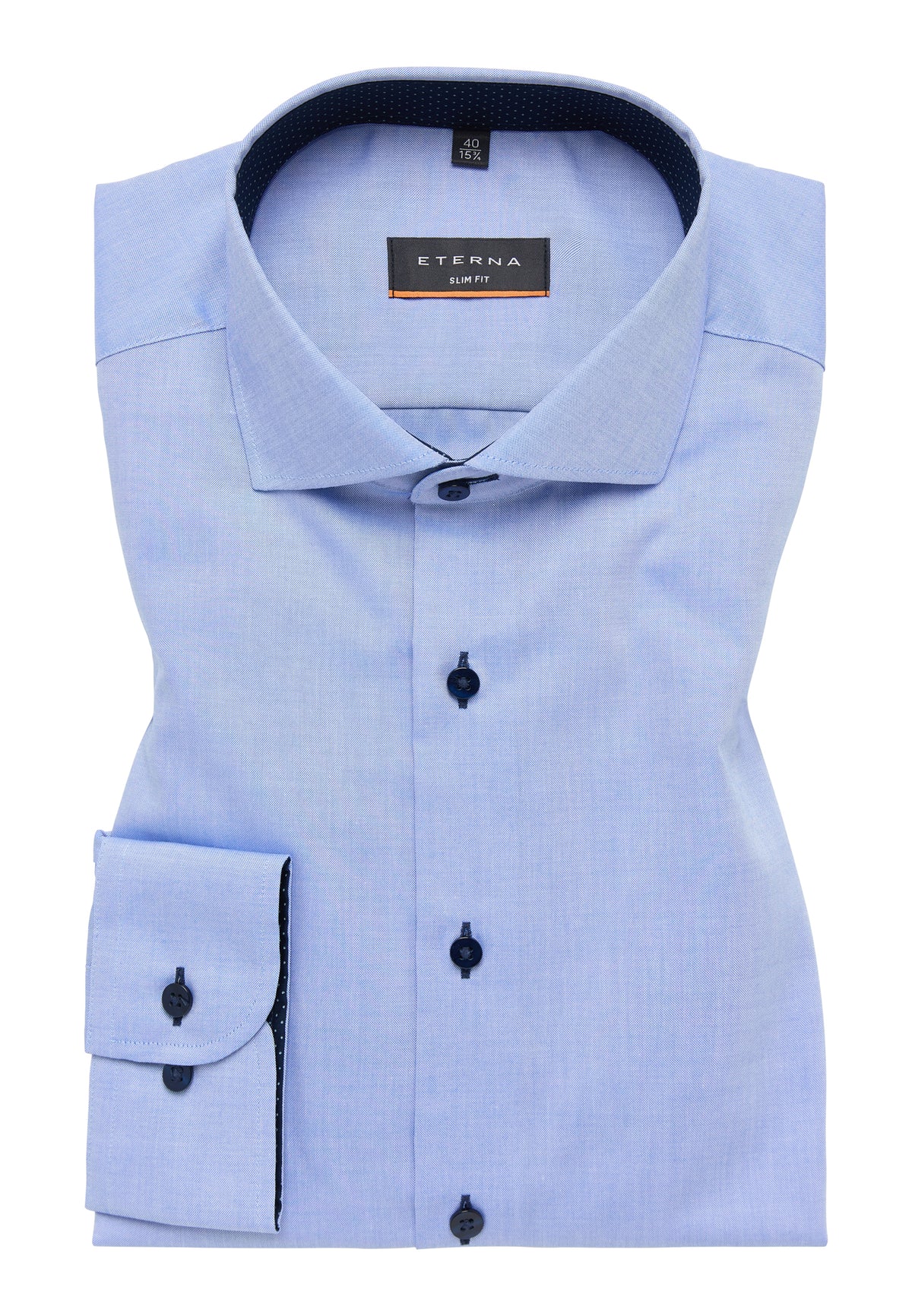 ETERNA LANGARM HEMD SLIM FIT PINPOINT