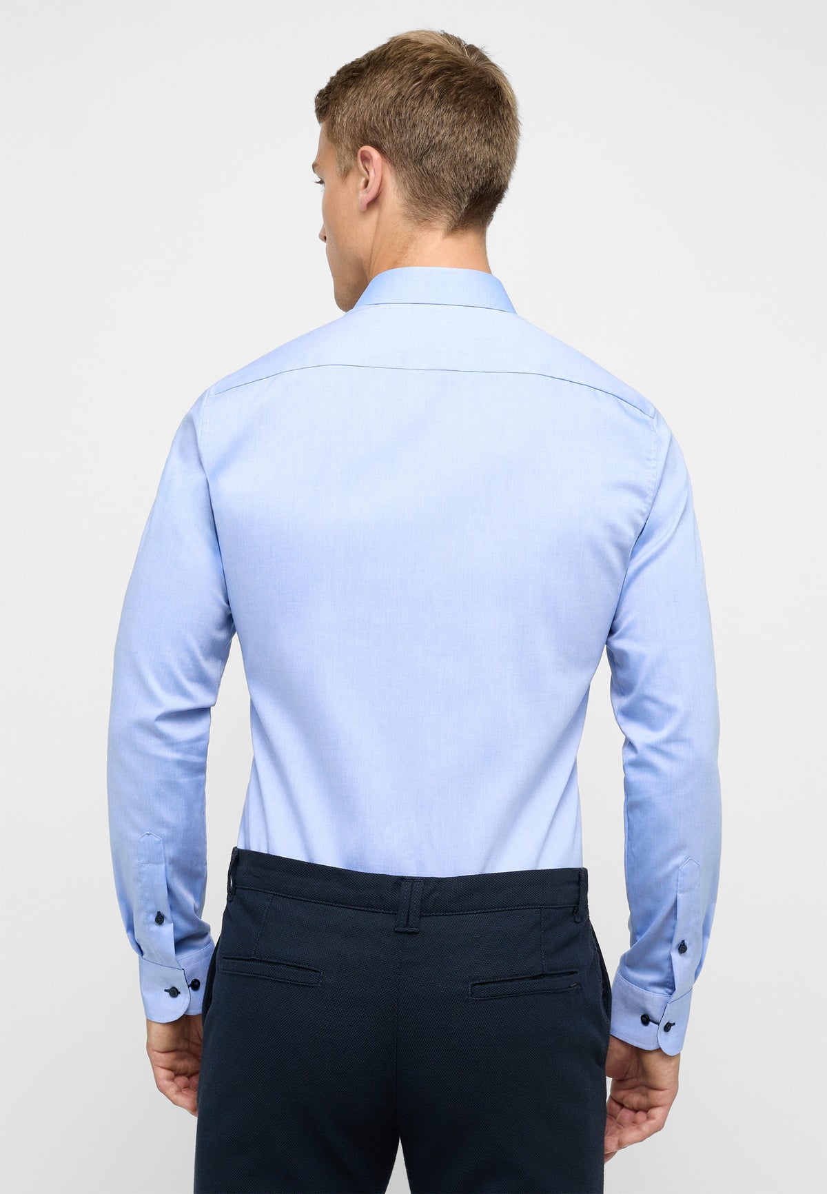 ETERNA LANGARM HEMD SLIM FIT PINPOINT