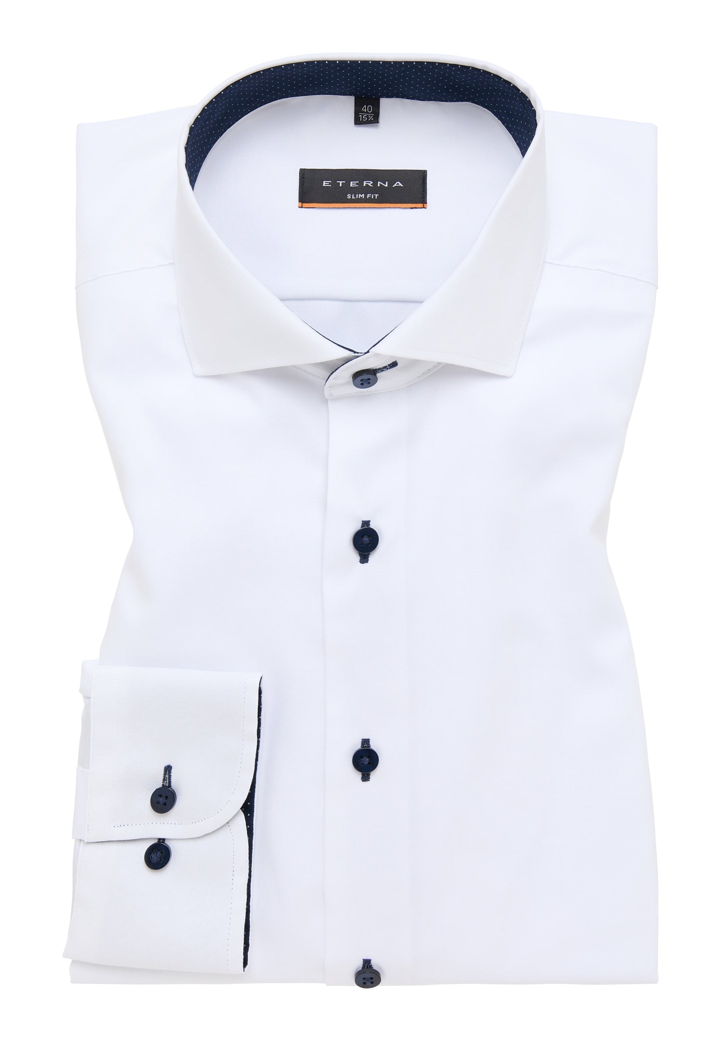 ETERNA LANGARM HEMD SLIM FIT PINPOINT