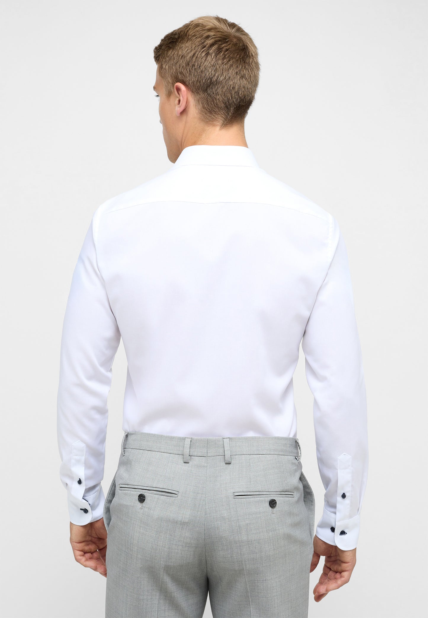 ETERNA LANGARM HEMD SLIM FIT PINPOINT