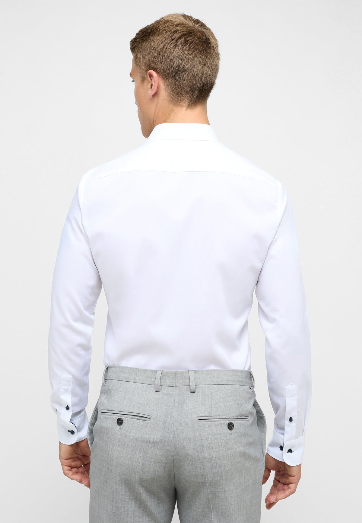ETERNA LANGARM HEMD SLIM FIT PINPOINT