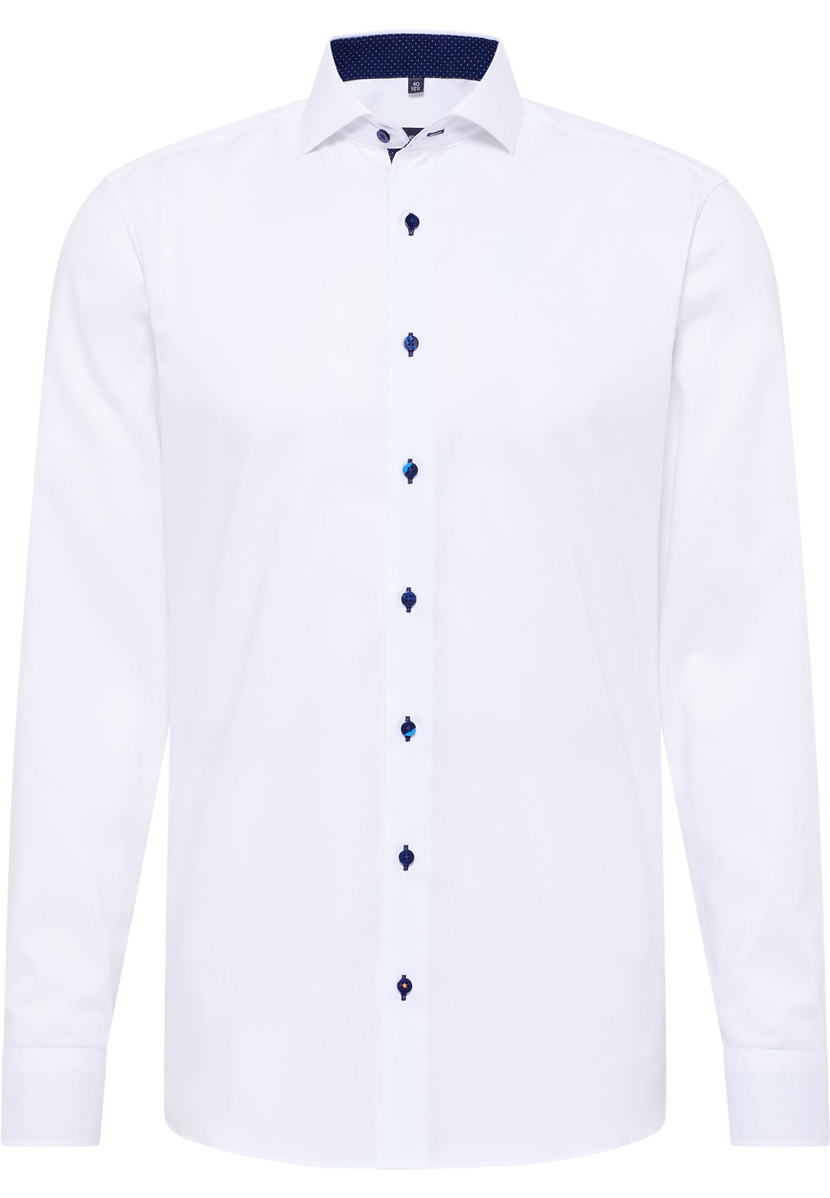 ETERNA LANGARM HEMD SLIM FIT PINPOINT