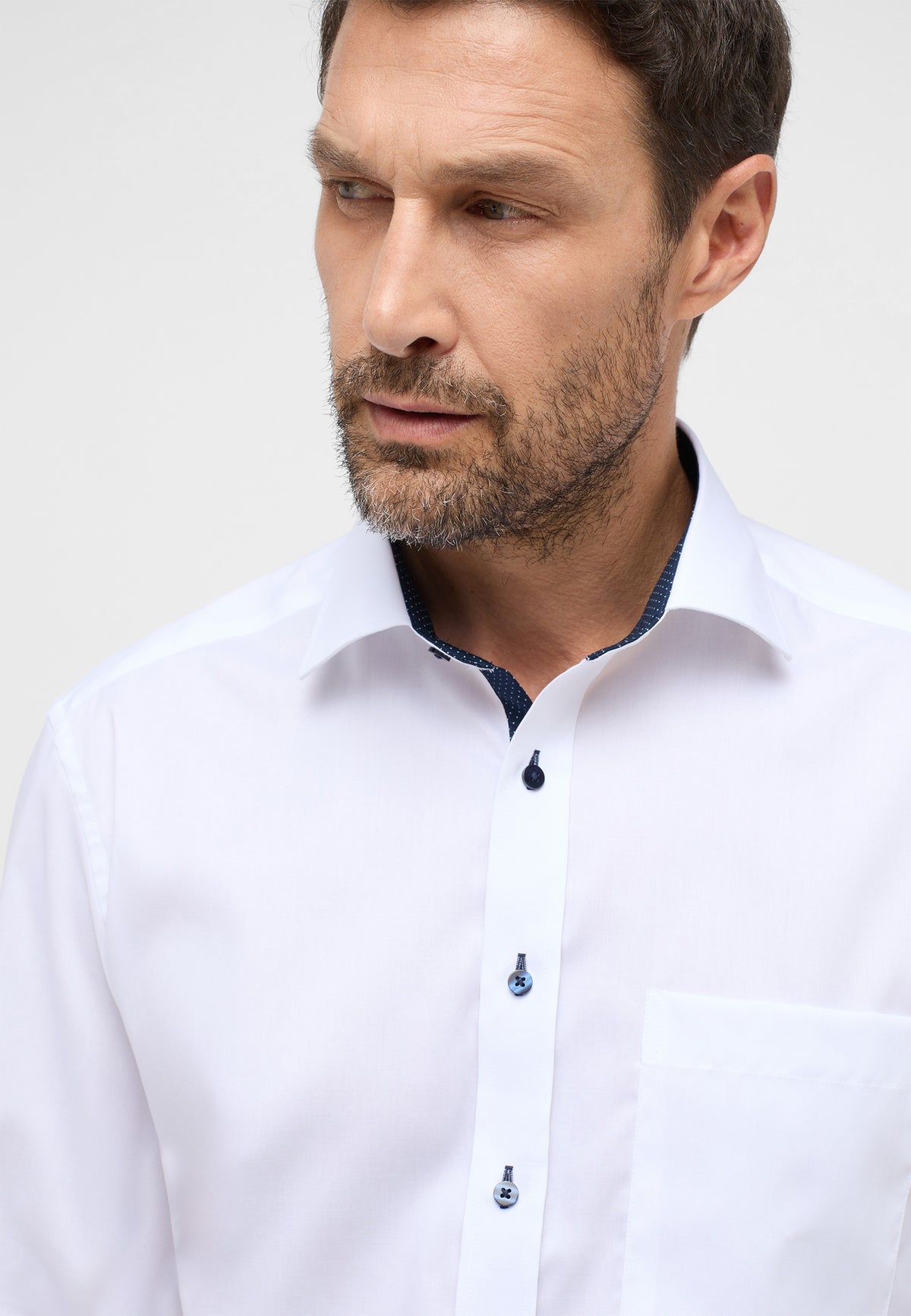ETERNA LANGARM HEMD COMFORT FIT PINPOINT