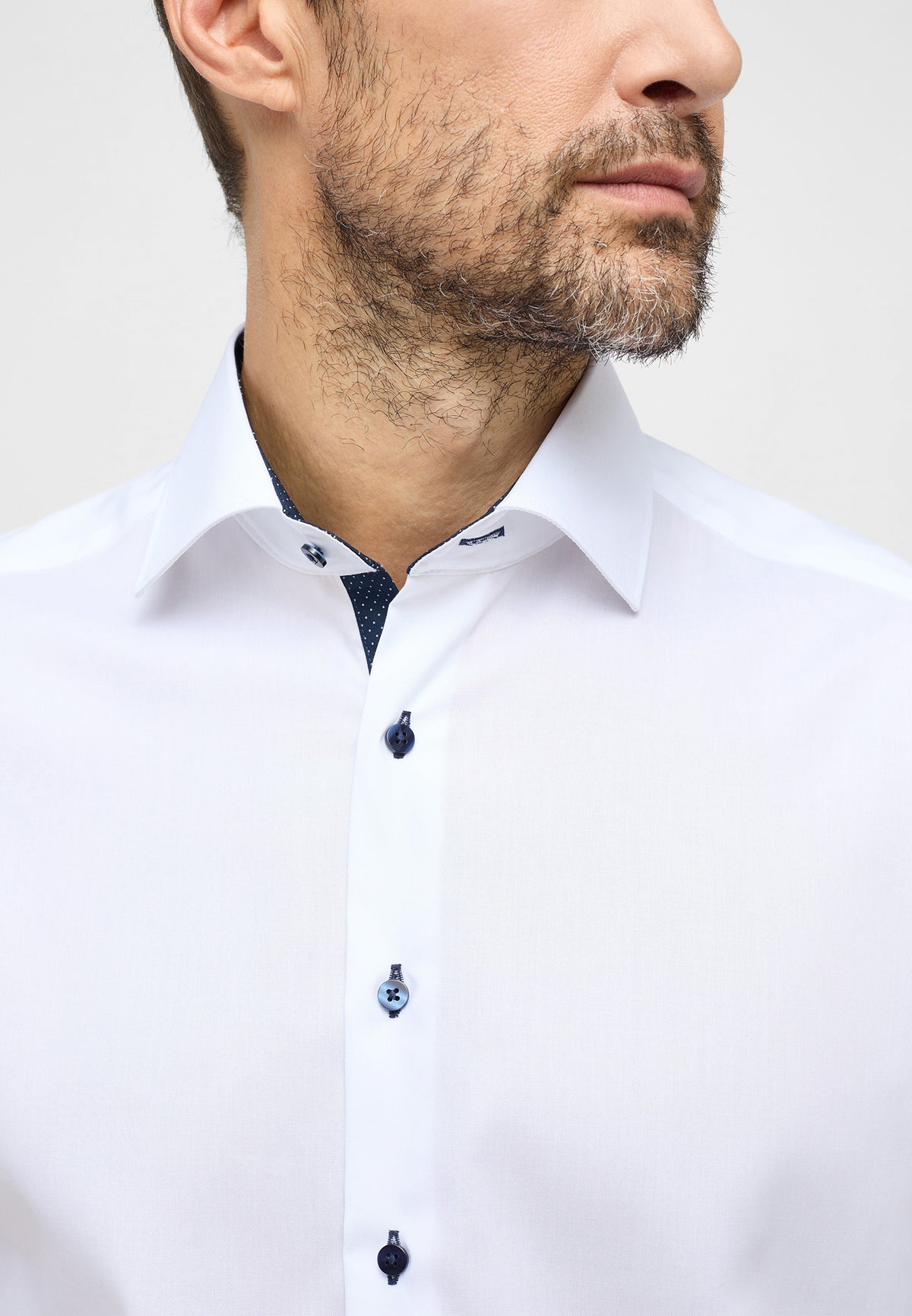 ETERNA KURZARM HEMD MODERN FIT PINPOINT