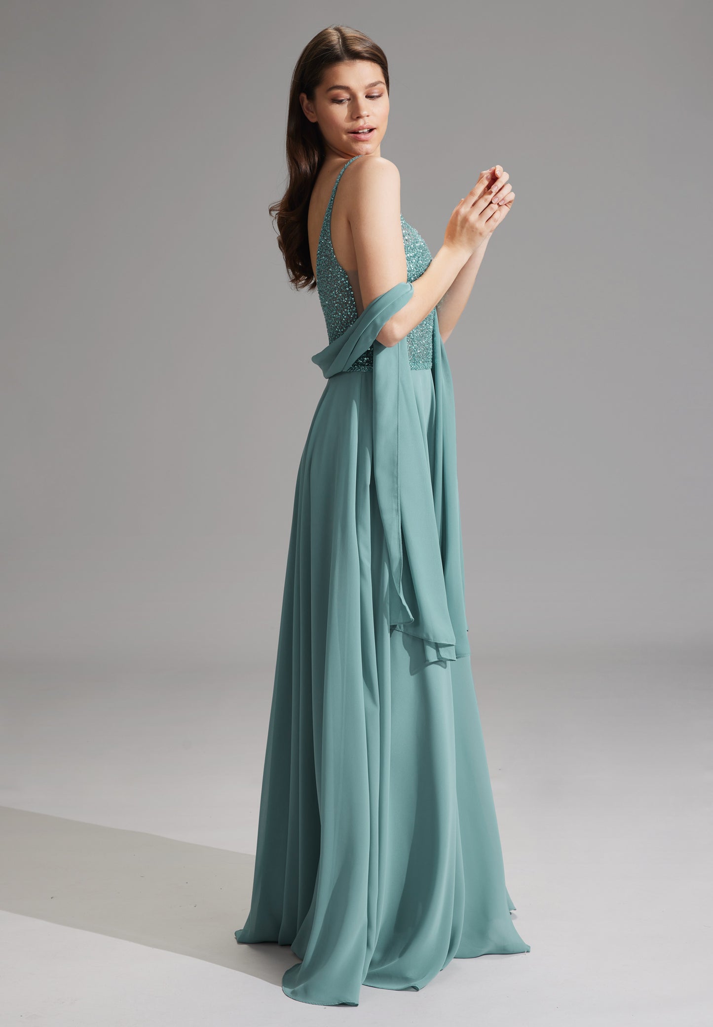 Stola aus Chiffon