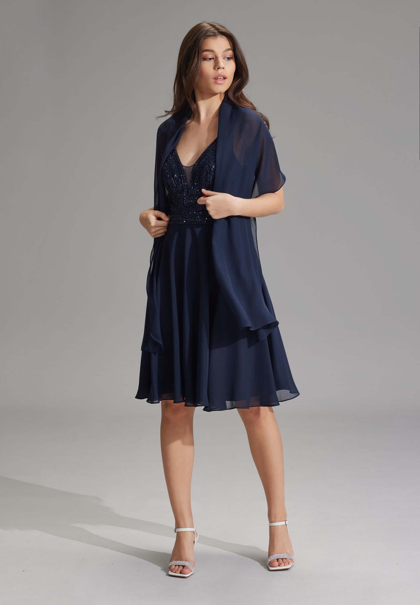 Stola aus Chiffon
