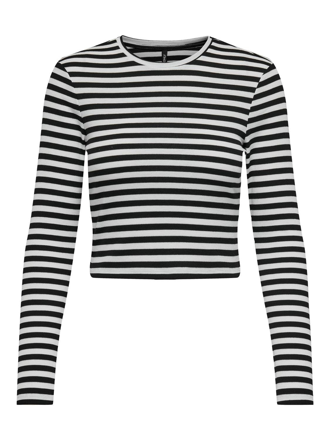 ONLELINA L/S CROPPED TOP JRS