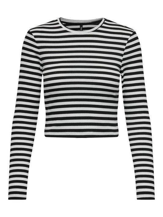 ONLELINA L/S CROPPED TOP JRS