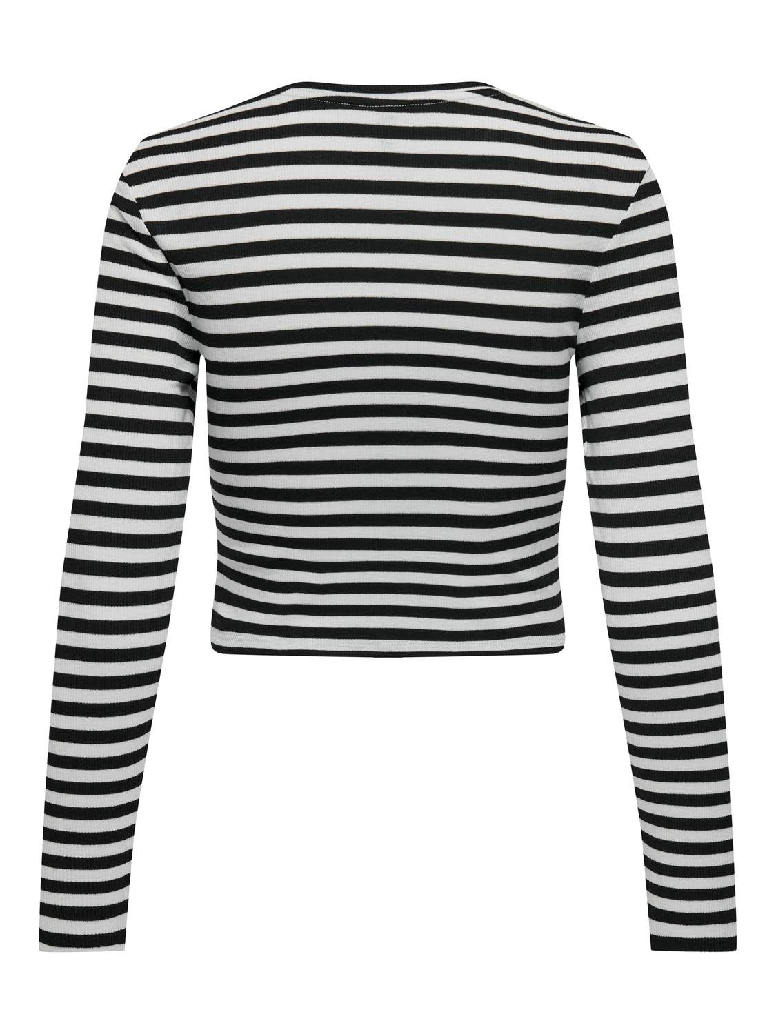 ONLELINA L/S CROPPED TOP JRS