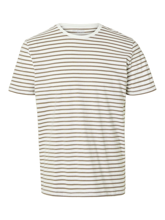SLHASPEN STRIPE SS O-NECK TEE NOOS