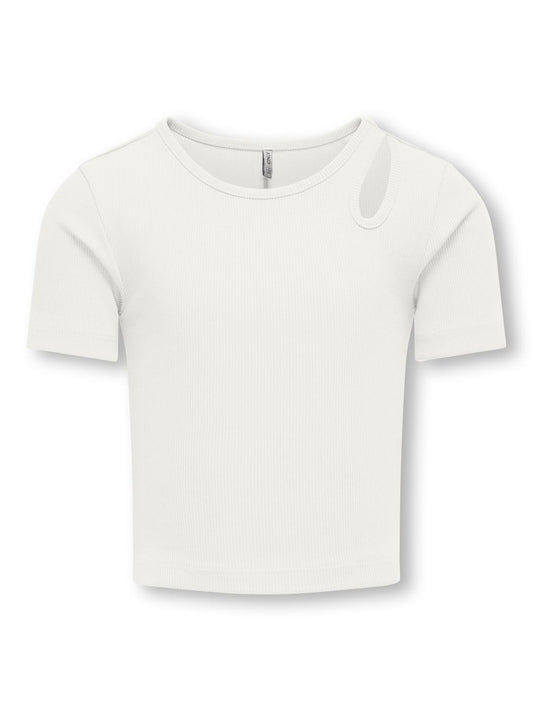 KOGNESSA S/S CUT OUT TOP BOX JRS NOOS