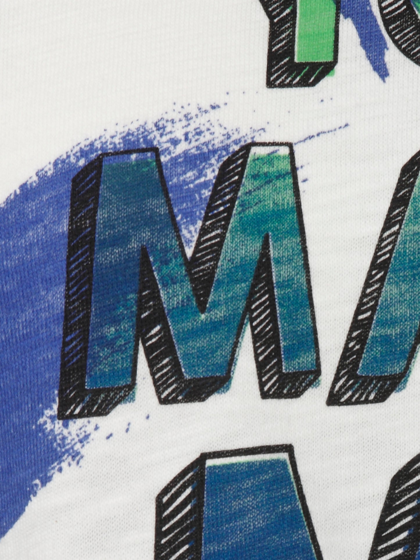 T-Shirt Rundhals ohne Arm Druck Motiv