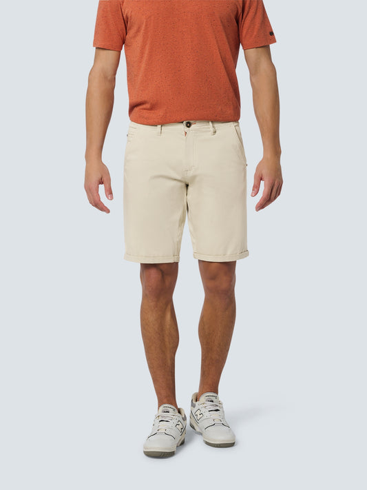 Short Chino Garment Dyed Twill Stretch