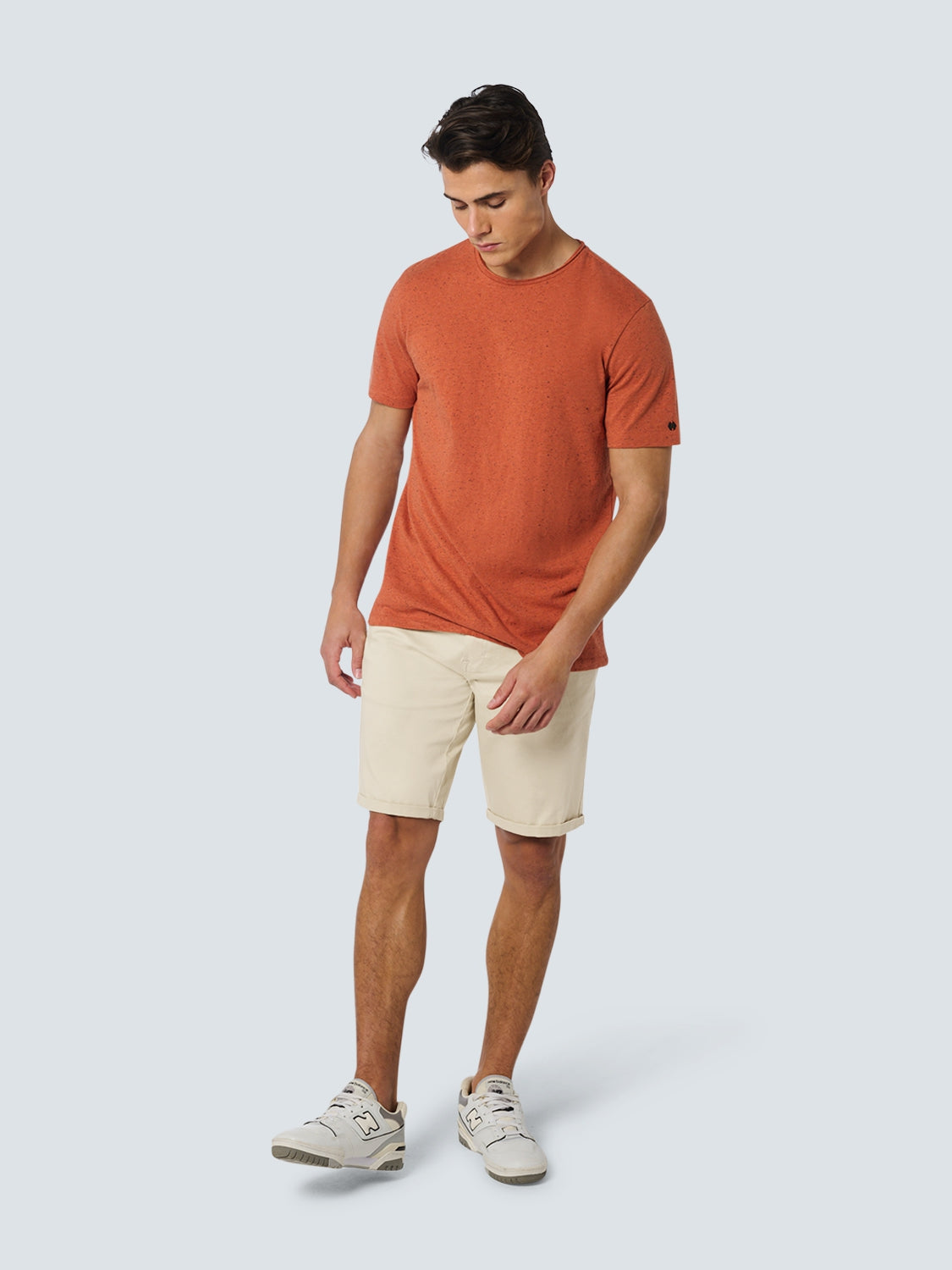 Short Chino Garment Dyed Twill Stretch