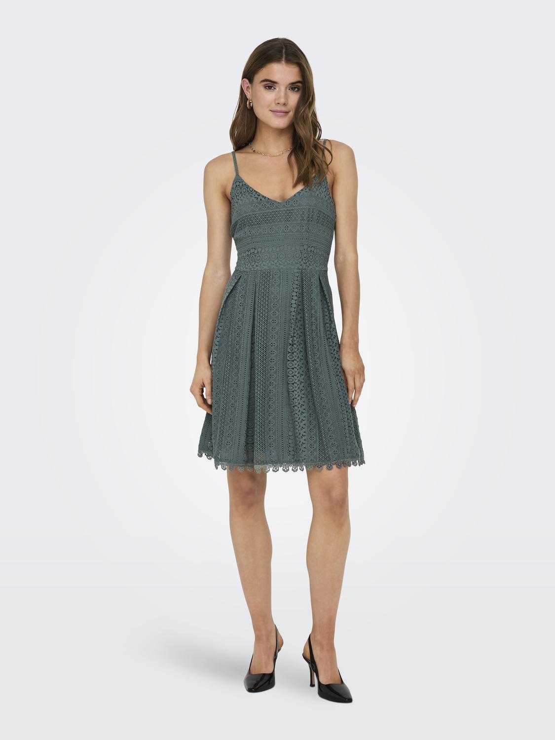 ONLHELENA LACE S/L SHORT DRESS NOOS WVN