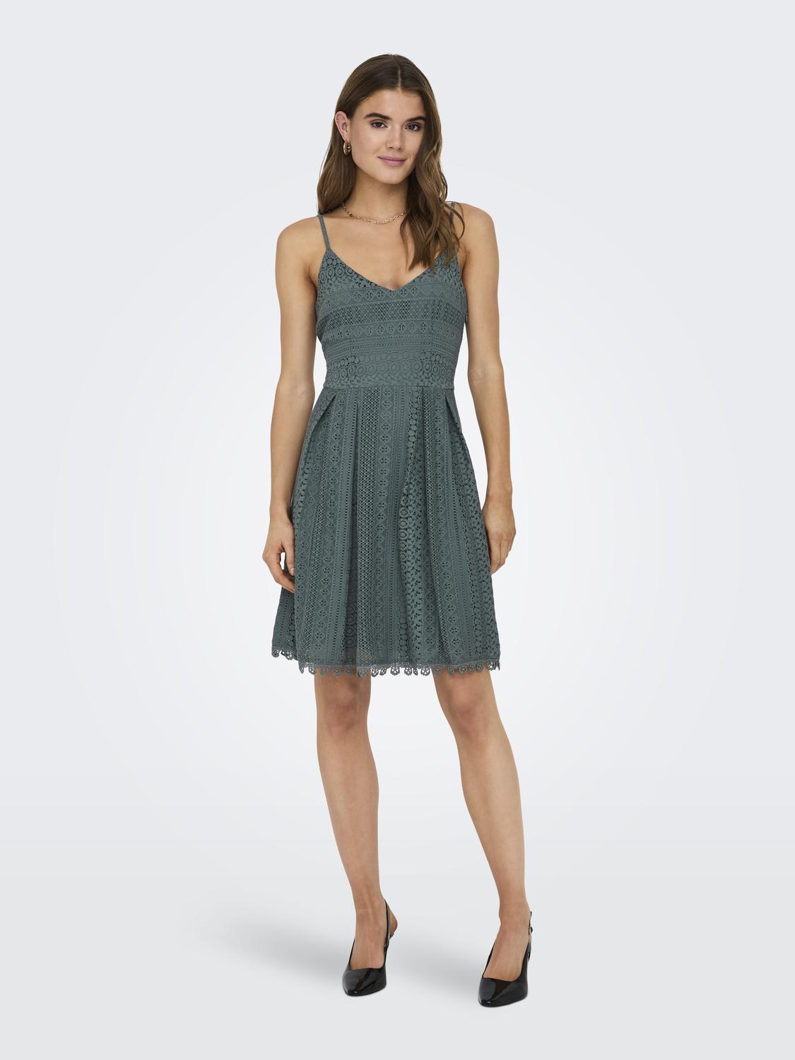 ONLHELENA LACE S/L SHORT DRESS NOOS WVN