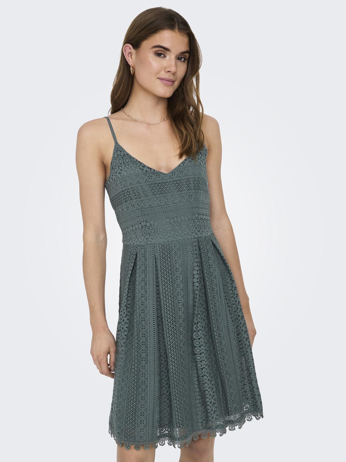 ONLHELENA LACE S/L SHORT DRESS NOOS WVN