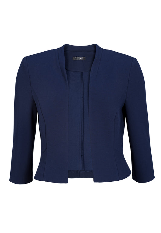 Taillierte Jacke aus Jersey Crêpe