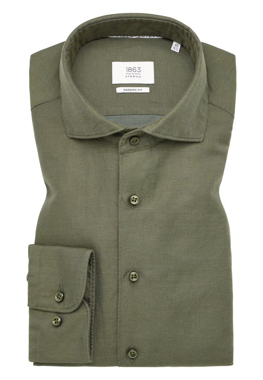 Linen Shirt Twill Langarm