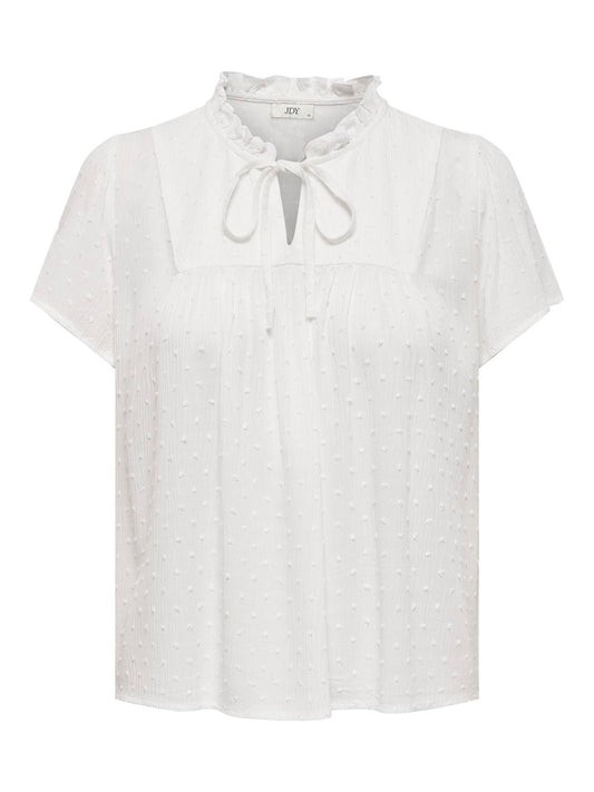 JDYLIMA LIFE S/S TOP WVN NOOS