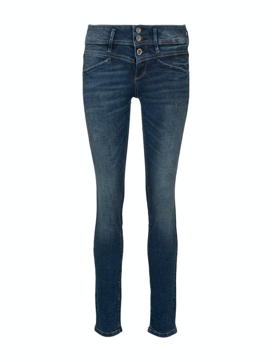 Tom Tailor Alexa slim, random bleached  blue denim